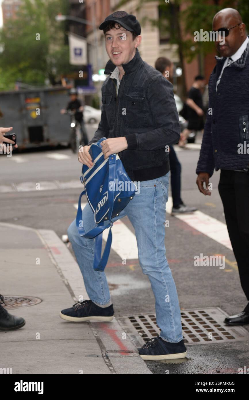 Alex Sharp fece un'apparizione in Build Series il 22 maggio 2018 a New York Foto Stock