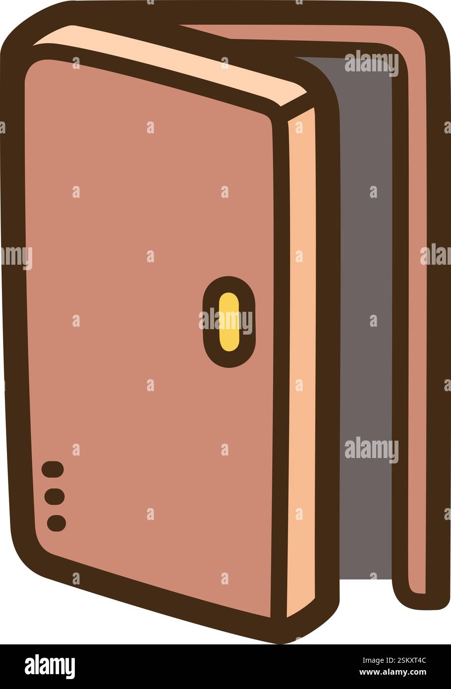 Illustrazione e grafica del doodle vettoriale della portiera. Parte della categoria Home e Interior. Illustrazione Vettoriale