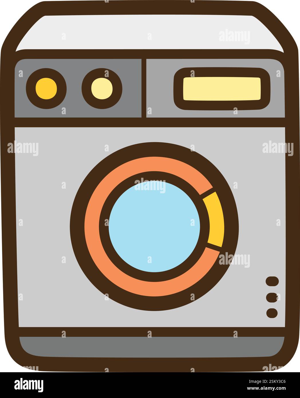 Illustrazione e grafica vettoriale della lavanderia. Parte della categoria Home e Interior. Illustrazione Vettoriale