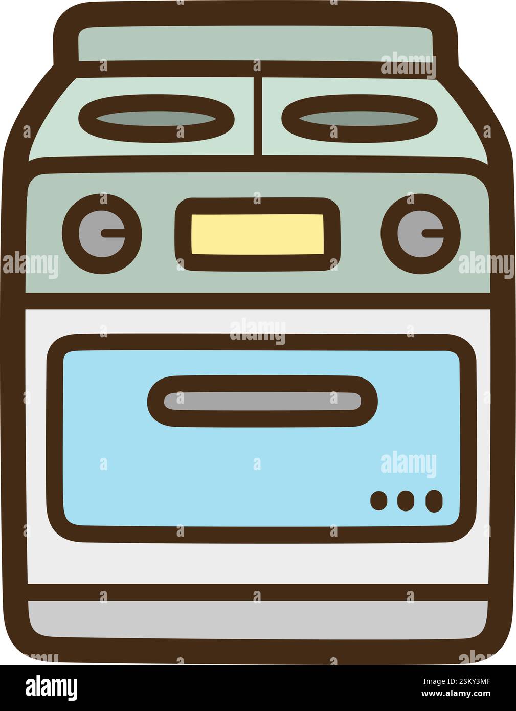 Illustrazione e grafica del doodle vettoriale della cucina. Parte della categoria Home e Interior. Illustrazione Vettoriale