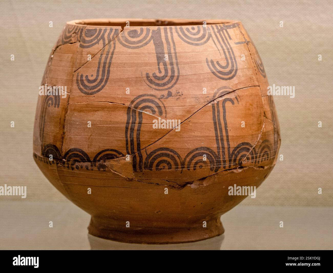 Vaso celtico, Museo della romanizzazione, Calahorra, la Rioja , Spagna, Europa Foto Stock