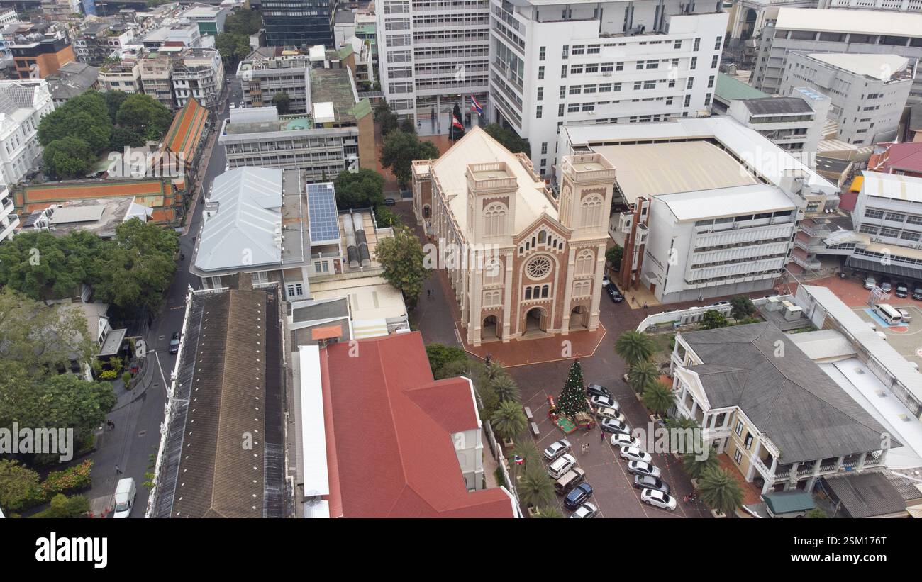 Cattedrale cattolica supposto, Bangkok, Thailandia Foto Stock