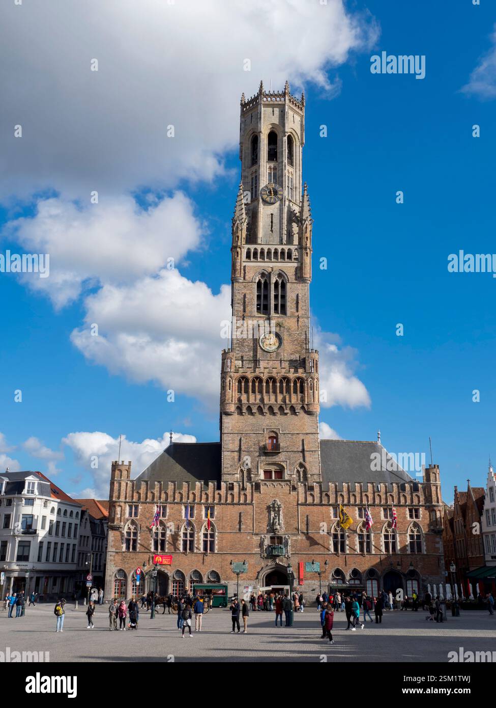 Belgio, Bruges, campanile di Belfry Foto Stock