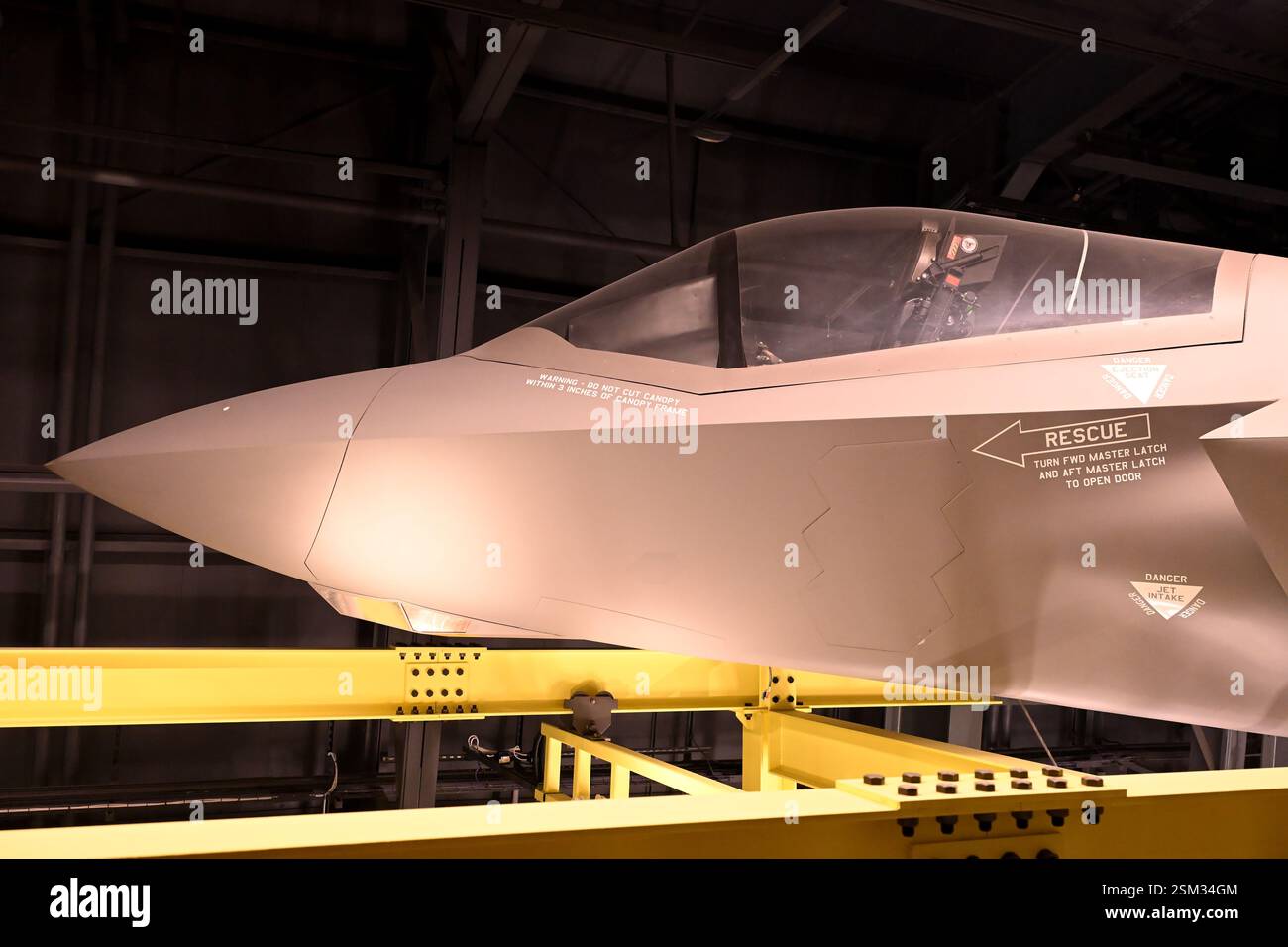 Lockheed Martin Joint Strike Fighter (JSF-1) F-35 in mostra al RAF Museum di Londra Foto Stock