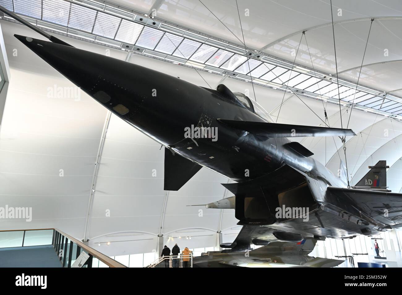 Prototipo Eurofighter Typhoon in mostra al RAF Museum di Londra Foto Stock