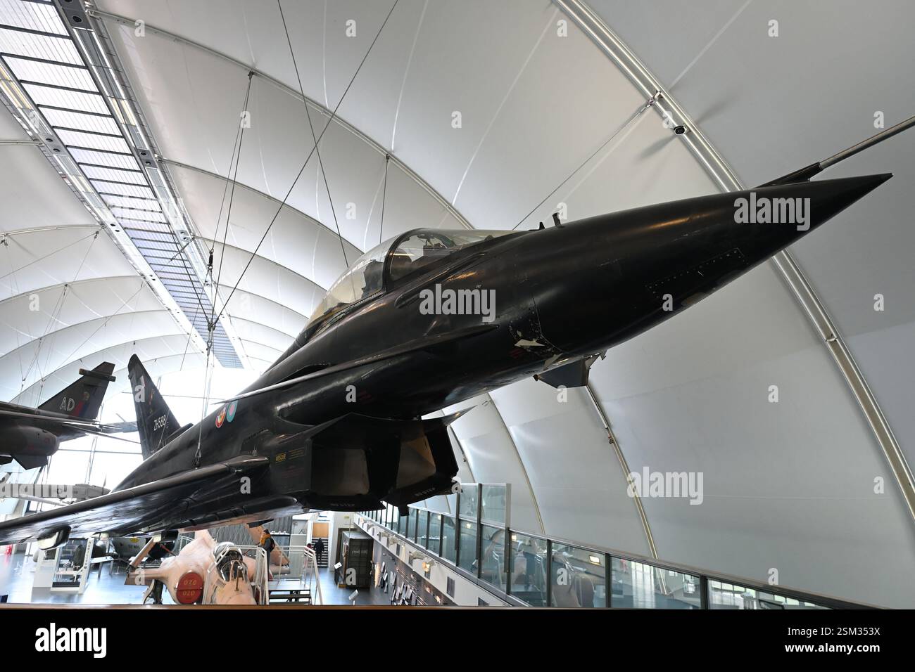 Prototipo Eurofighter Typhoon in mostra al RAF Museum di Londra Foto Stock