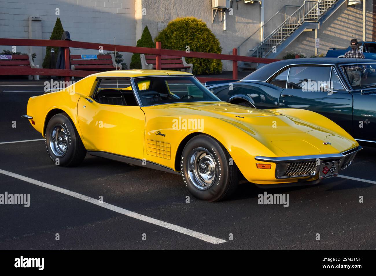 Auto retrò 1972 Chevrolet Corvette STINGRAY, in Pennsylvania Foto Stock