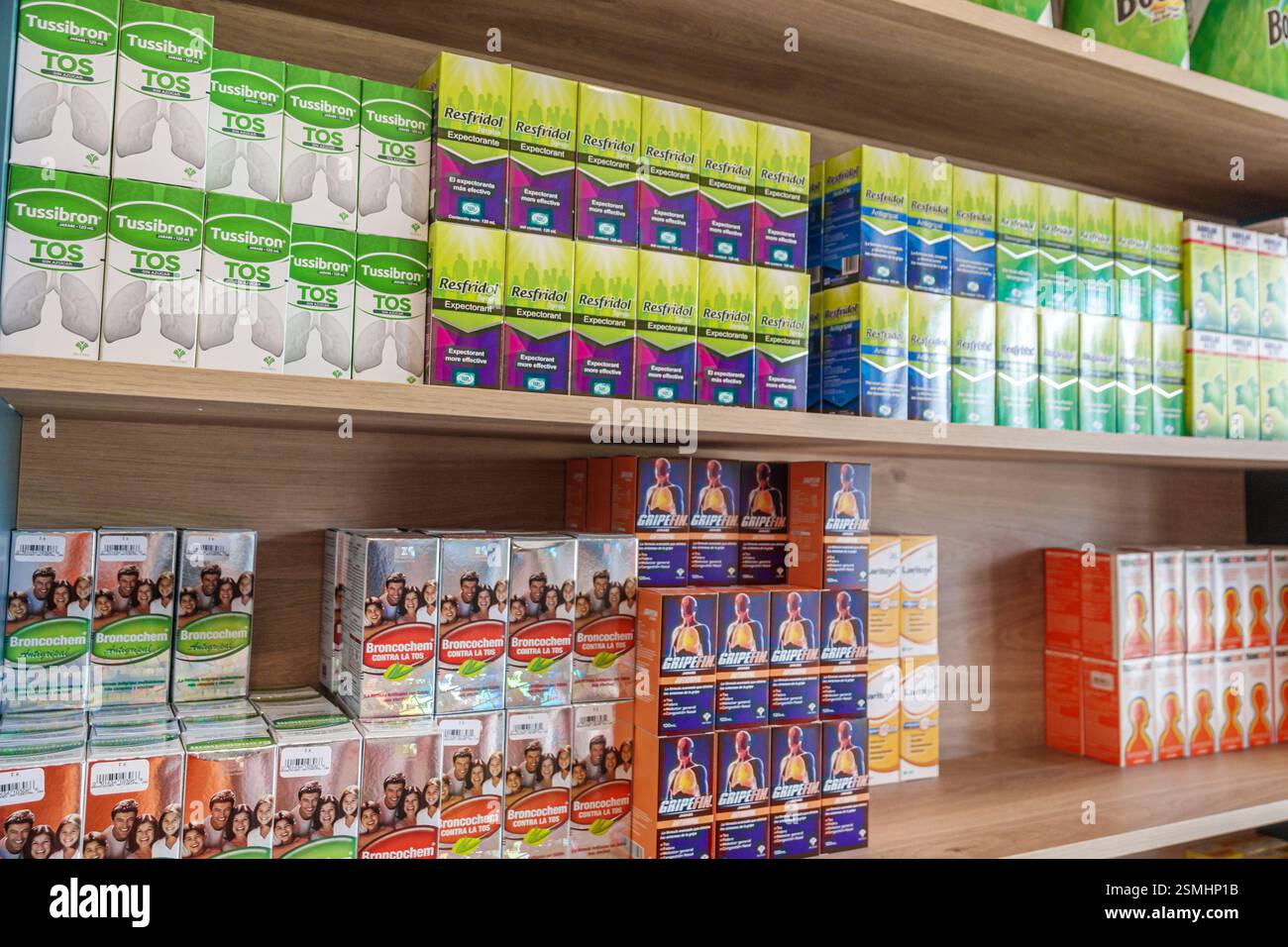 San Felipe de Puerto Plata Repubblica Dominicana, porto di Taino Bay, villaggio commerciale, farmacia Taino Bay, vendita al dettaglio di assistenza sanitaria, affari locali, servizi di farmacia, i Foto Stock