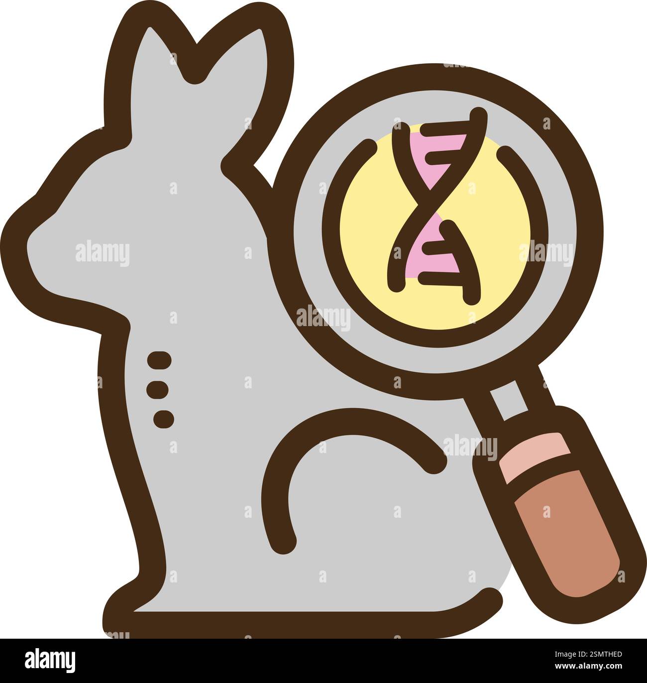 Illustrazione e grafica del doodle vettoriale zoologico. Fa parte della categoria scientifica. Illustrazione Vettoriale