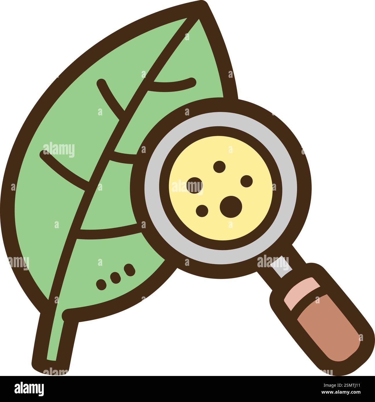 Illustrazione e grafica del doodle vettoriale biologico. Fa parte della categoria scientifica. Illustrazione Vettoriale