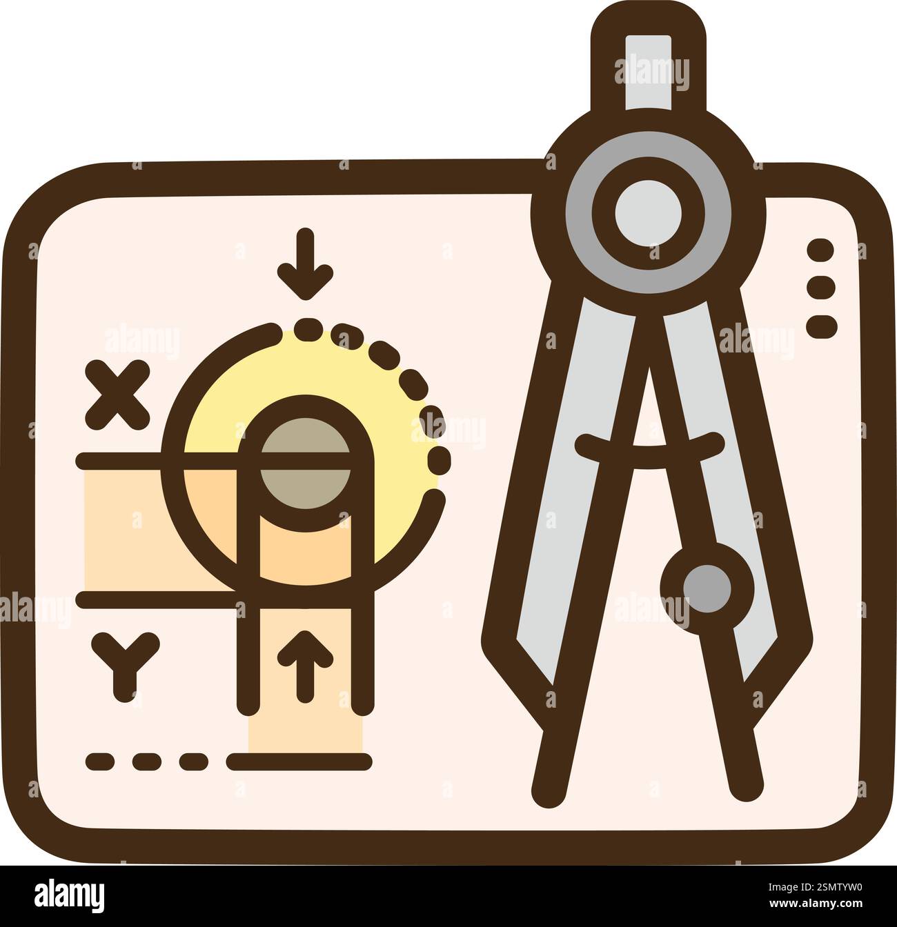 Illustrazione e grafica del doodle vettoriale di progettazione. Fa parte della categoria scientifica. Illustrazione Vettoriale