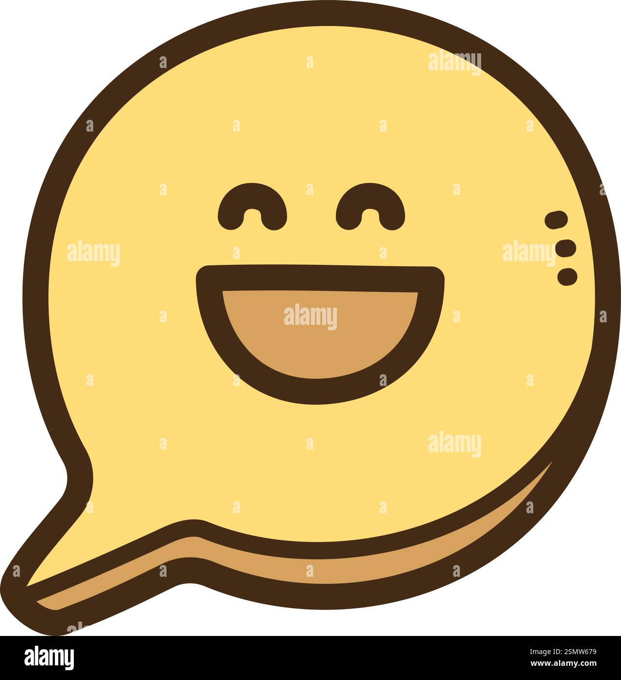 Illustrazione e grafica di Smile Vector Doodle. Fa parte della categoria dei social media. Illustrazione Vettoriale