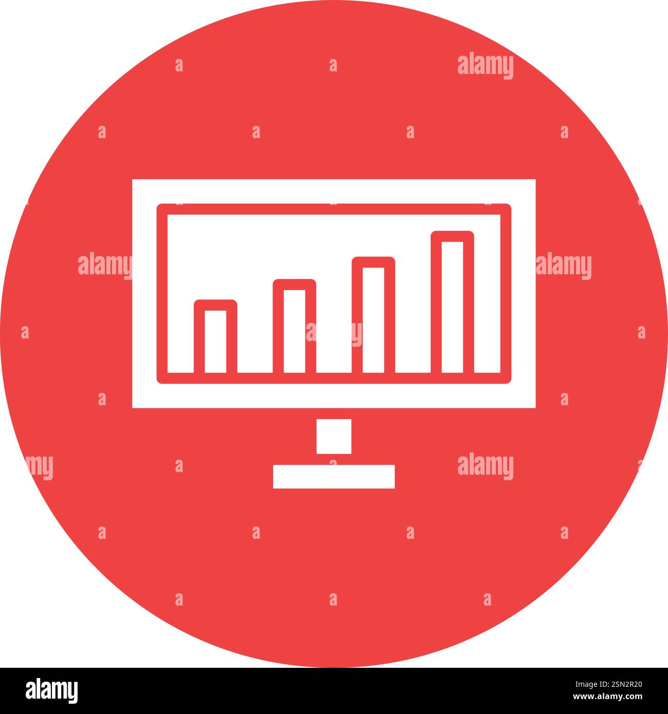 Illustrazione di progetto dell'icona del vettore di analisi Illustrazione Vettoriale