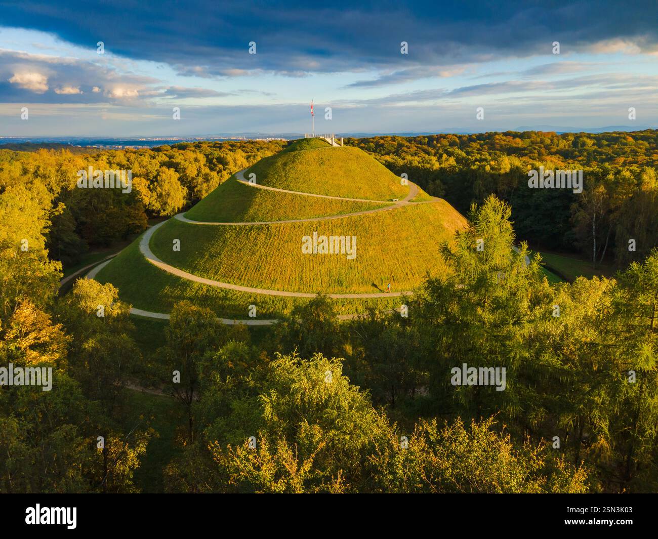 Kopiec Jozefa Pilsudskiego W Krakowie, Josef Pilsudski Mound a Cracovia Foto Stock