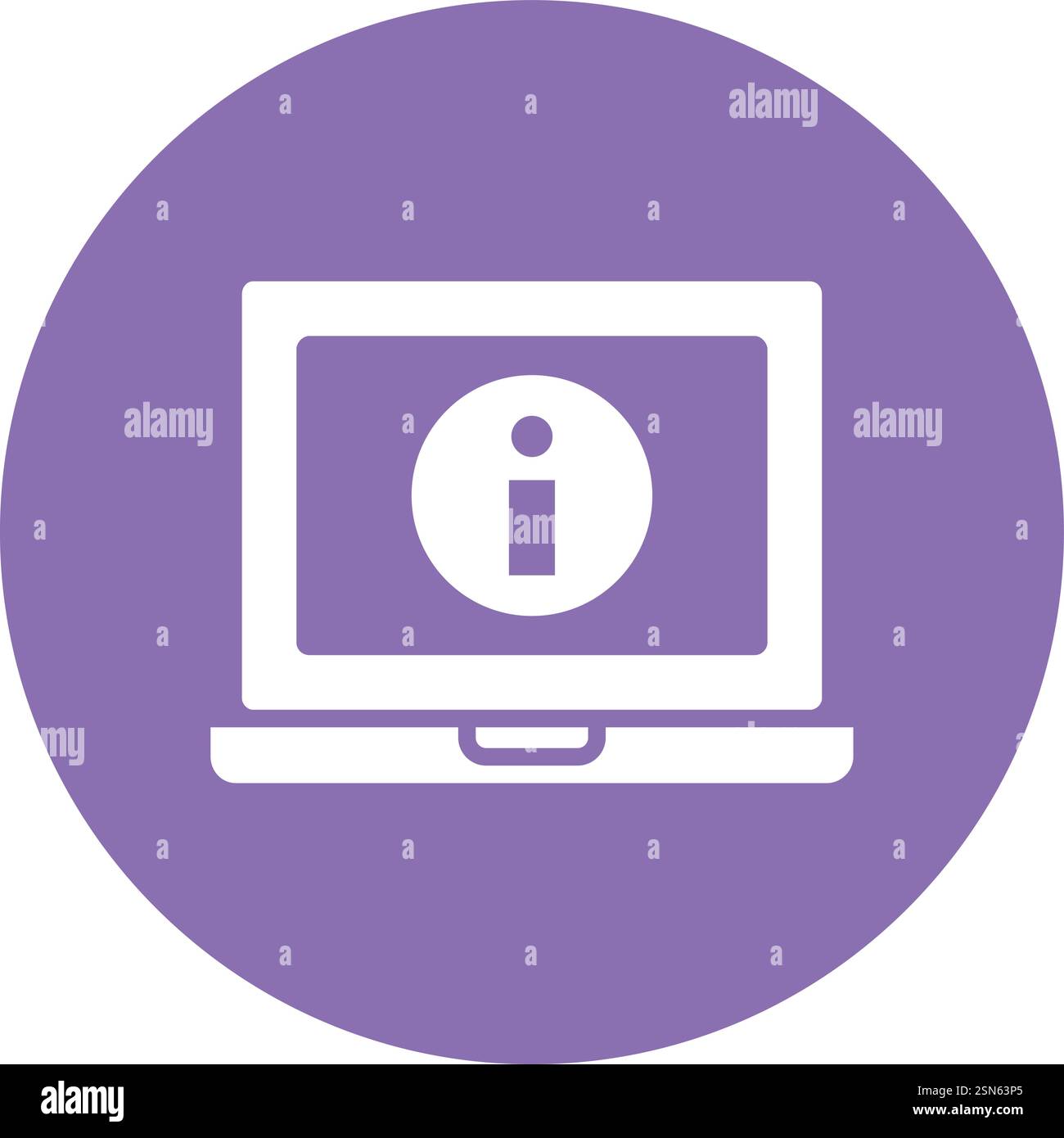 Illustrazione di progettazione dell'icona del vettore di informazioni Illustrazione Vettoriale