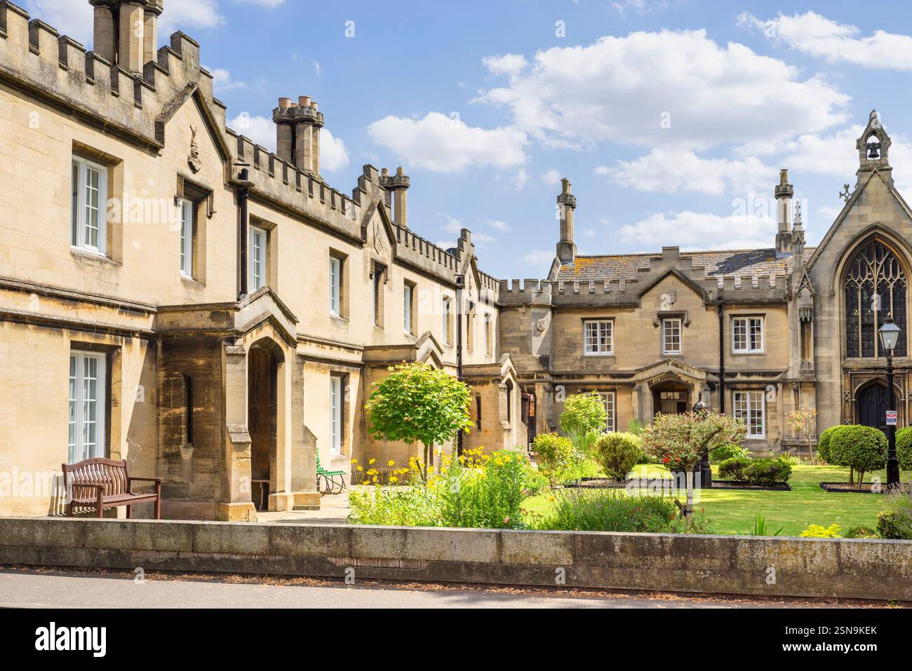 Sleaford Almshouses Carre's Hospital Almshouses East Gate Sleaford Lincolnshire East Midlands Inghilterra Regno Unito GB Europa Foto Stock