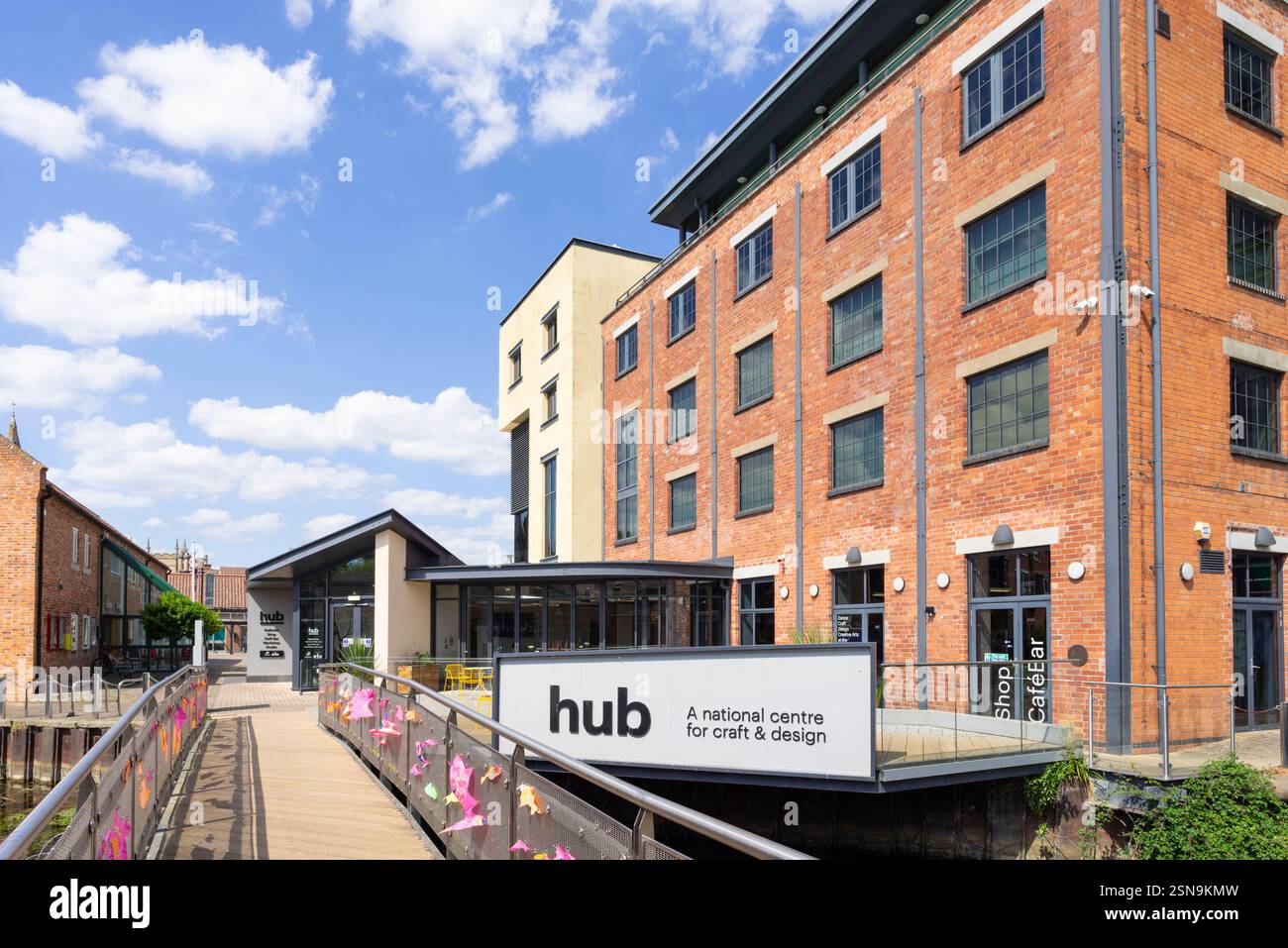 The Hub National Center for Craft and Design The Hub Sleaford Lincolnshire East Midlands Inghilterra Regno Unito Europa Foto Stock