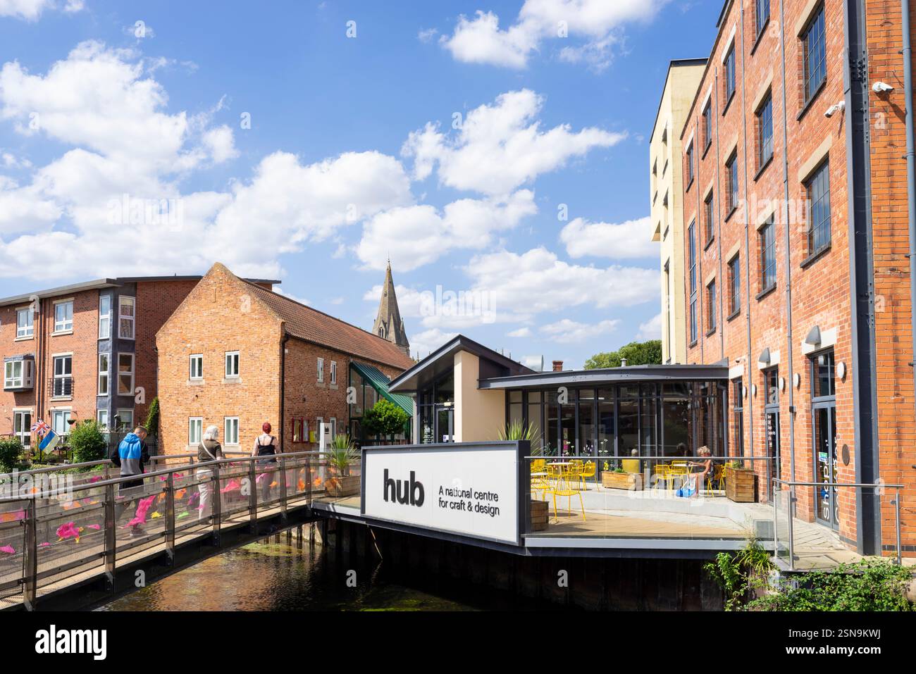 The Hub National Center for Craft and Design The Hub Sleaford Lincolnshire East Midlands Inghilterra Regno Unito Europa Foto Stock