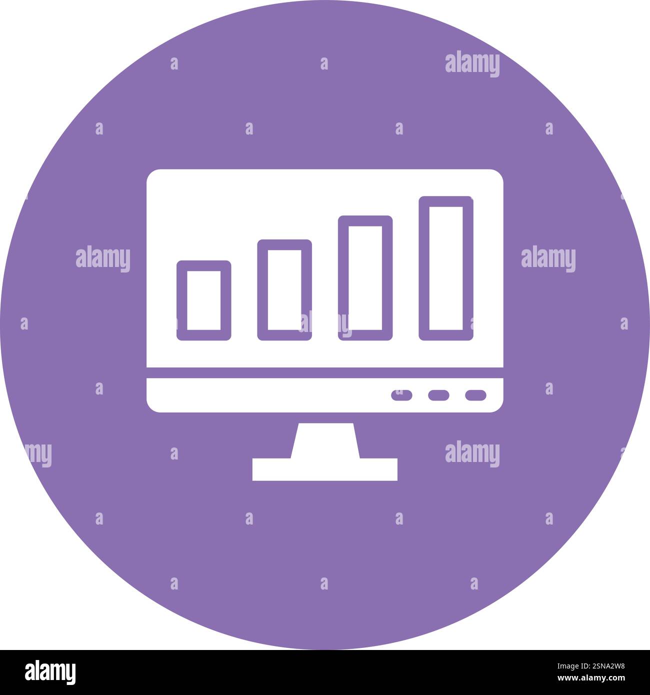 Illustrazione di progettazione dell'icona del vettore statistico Illustrazione Vettoriale