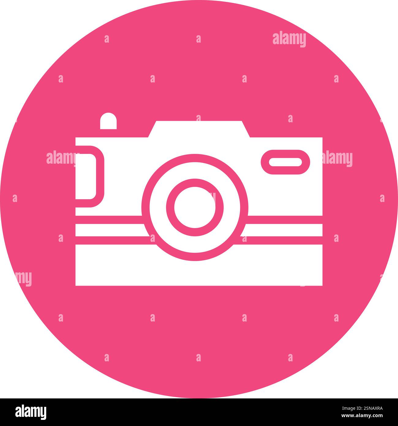 Illustrazione del disegno dell'icona vettore della fotocamera Illustrazione Vettoriale