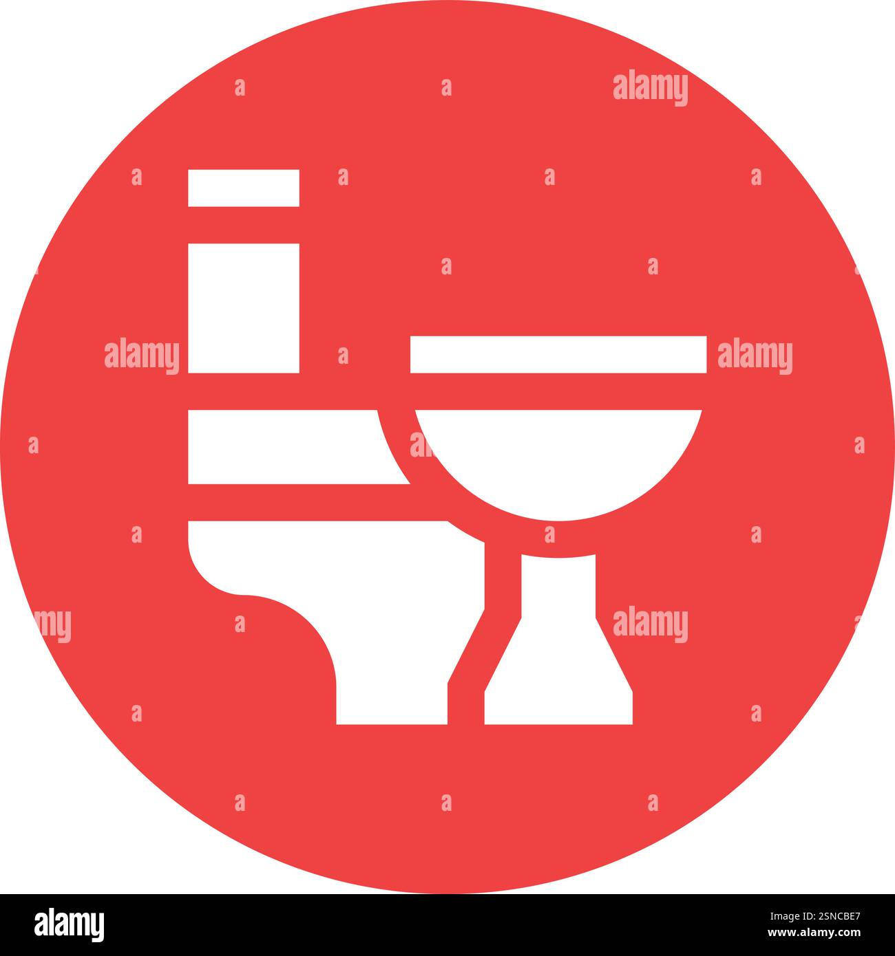 Illustrazione della progettazione dell'icona del vettore del bagno Illustrazione Vettoriale