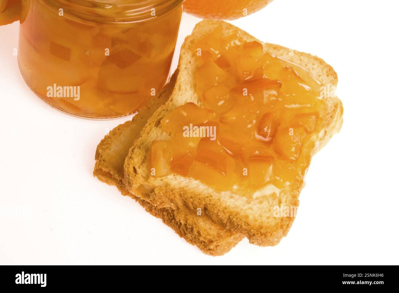 Marmellata d'arancia fatta in casa, lodz, polonia Foto Stock