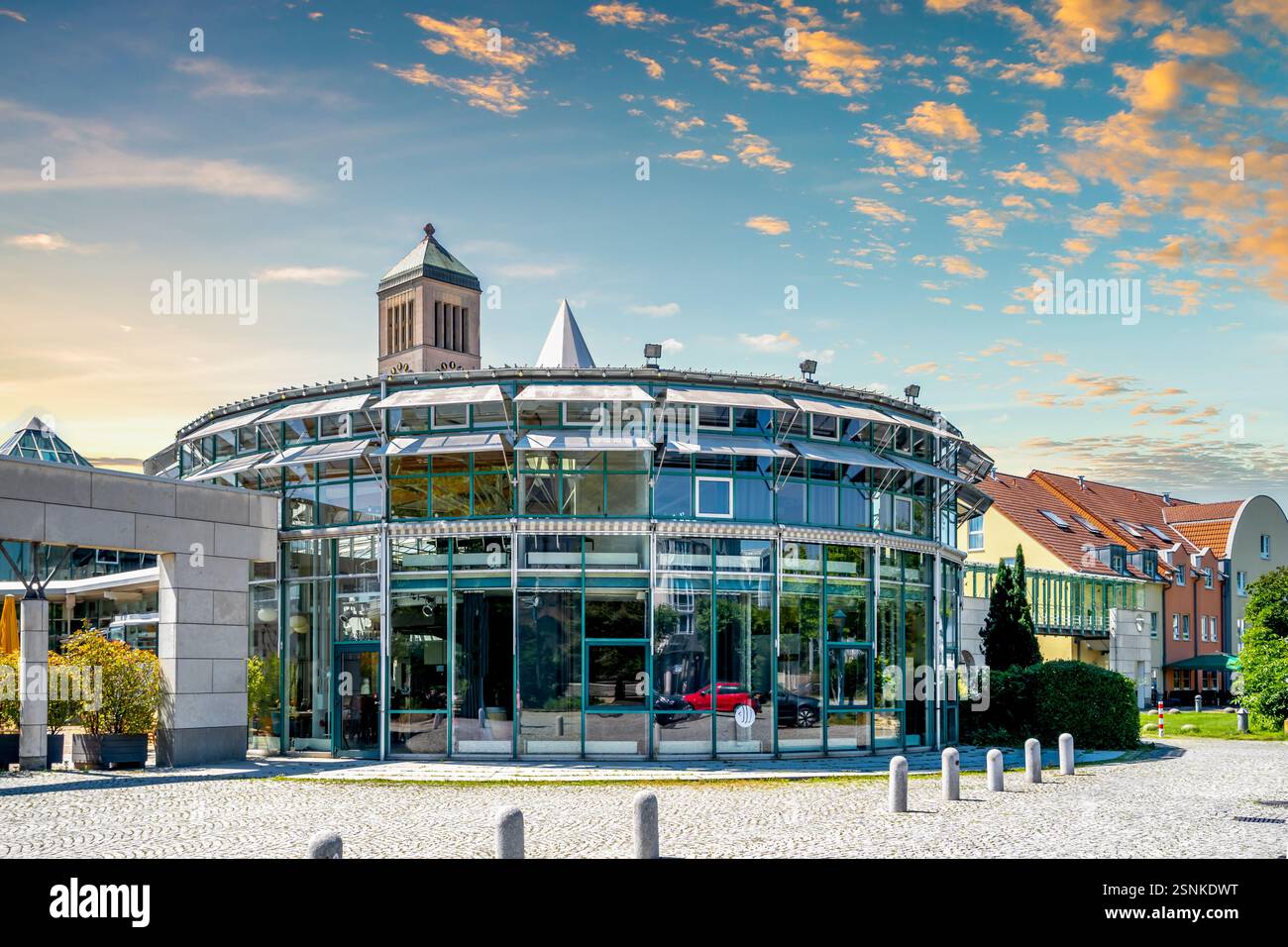 Città vecchia di Hockenheim, Germania Foto Stock