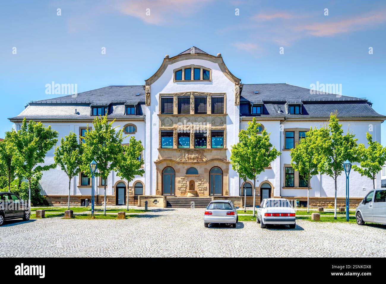 Città vecchia di Hockenheim, Germania Foto Stock