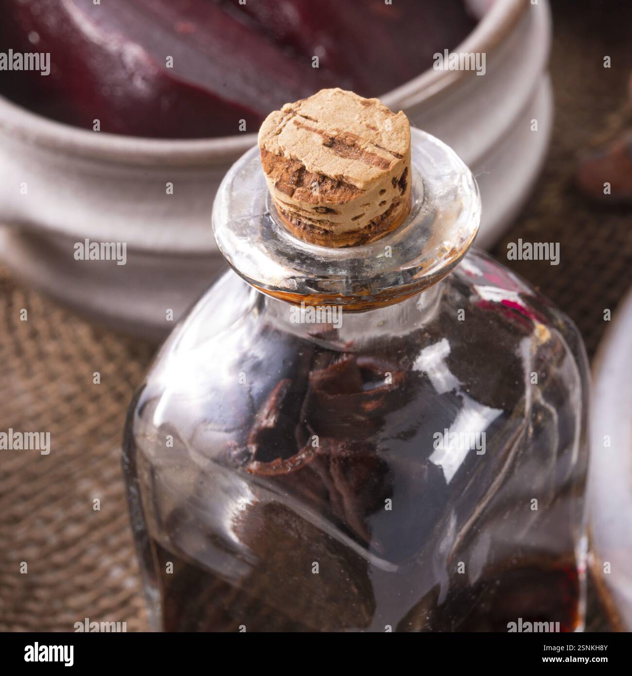 Purea di prugna Foto Stock