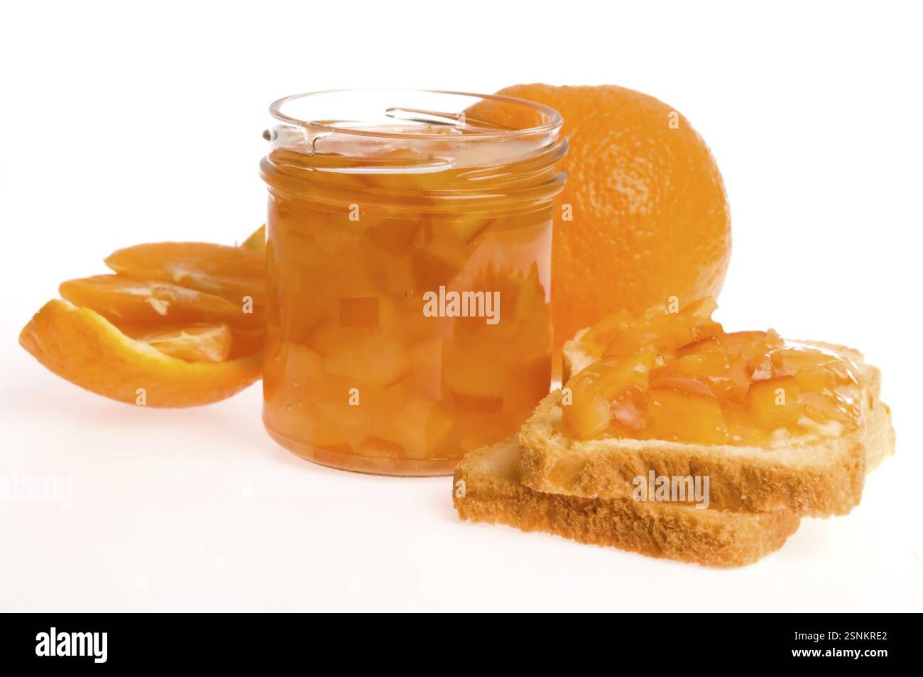 Marmellata d'arancia fatta in casa, lodz, polonia Foto Stock