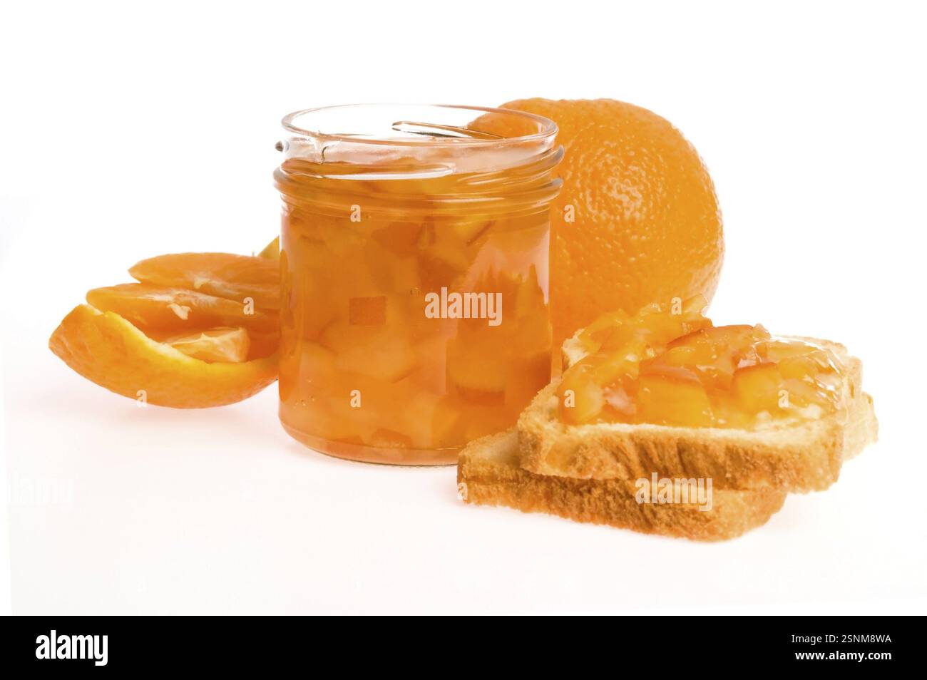 Marmellata d'arancia fatta in casa, lodz, polonia Foto Stock