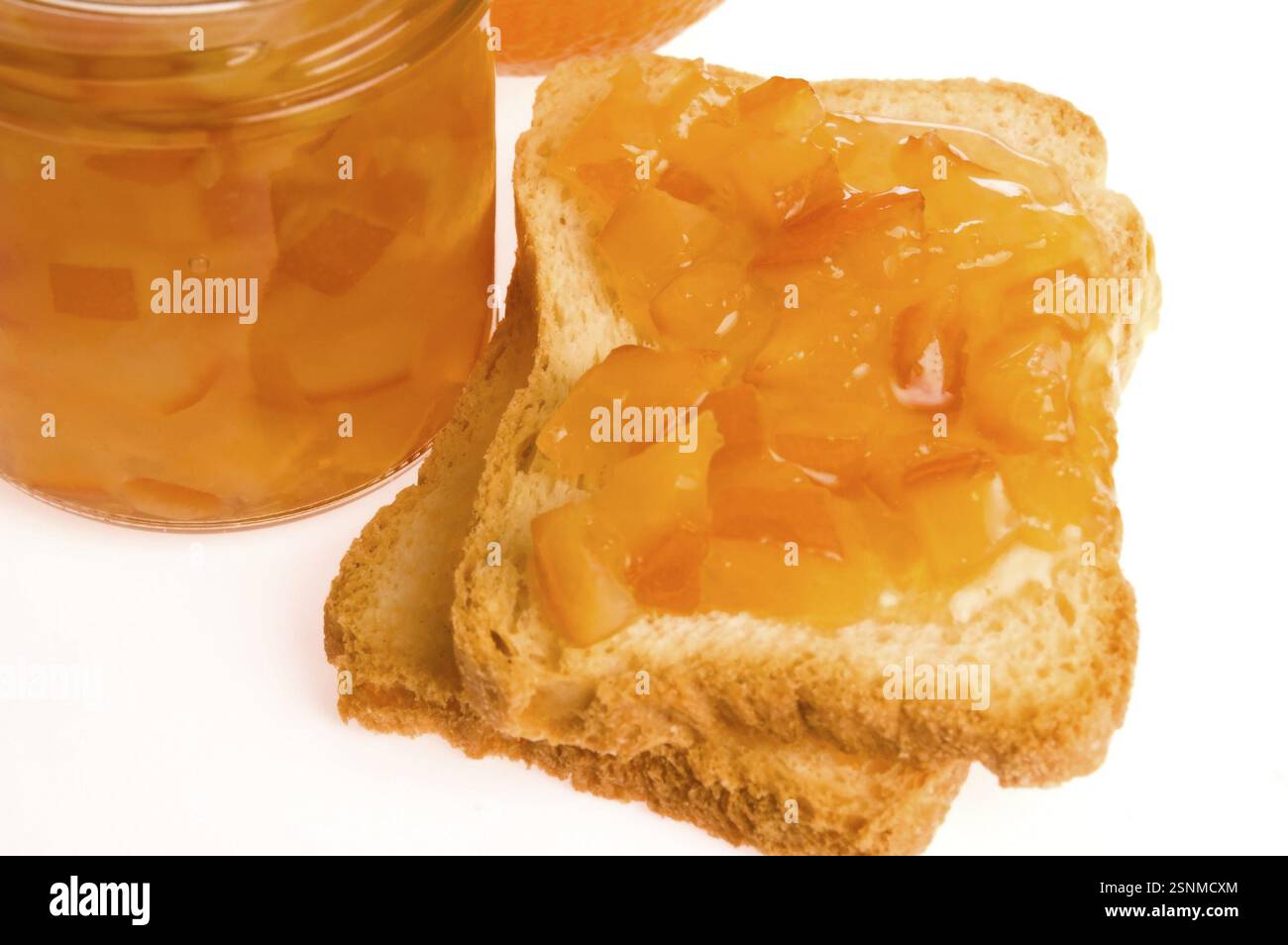 Marmellata d'arancia fatta in casa, lodz, polonia Foto Stock
