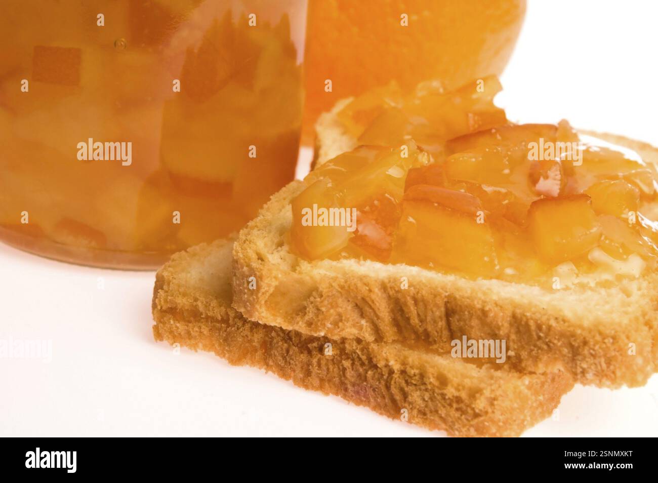 Marmellata d'arancia fatta in casa, lodz, polonia Foto Stock