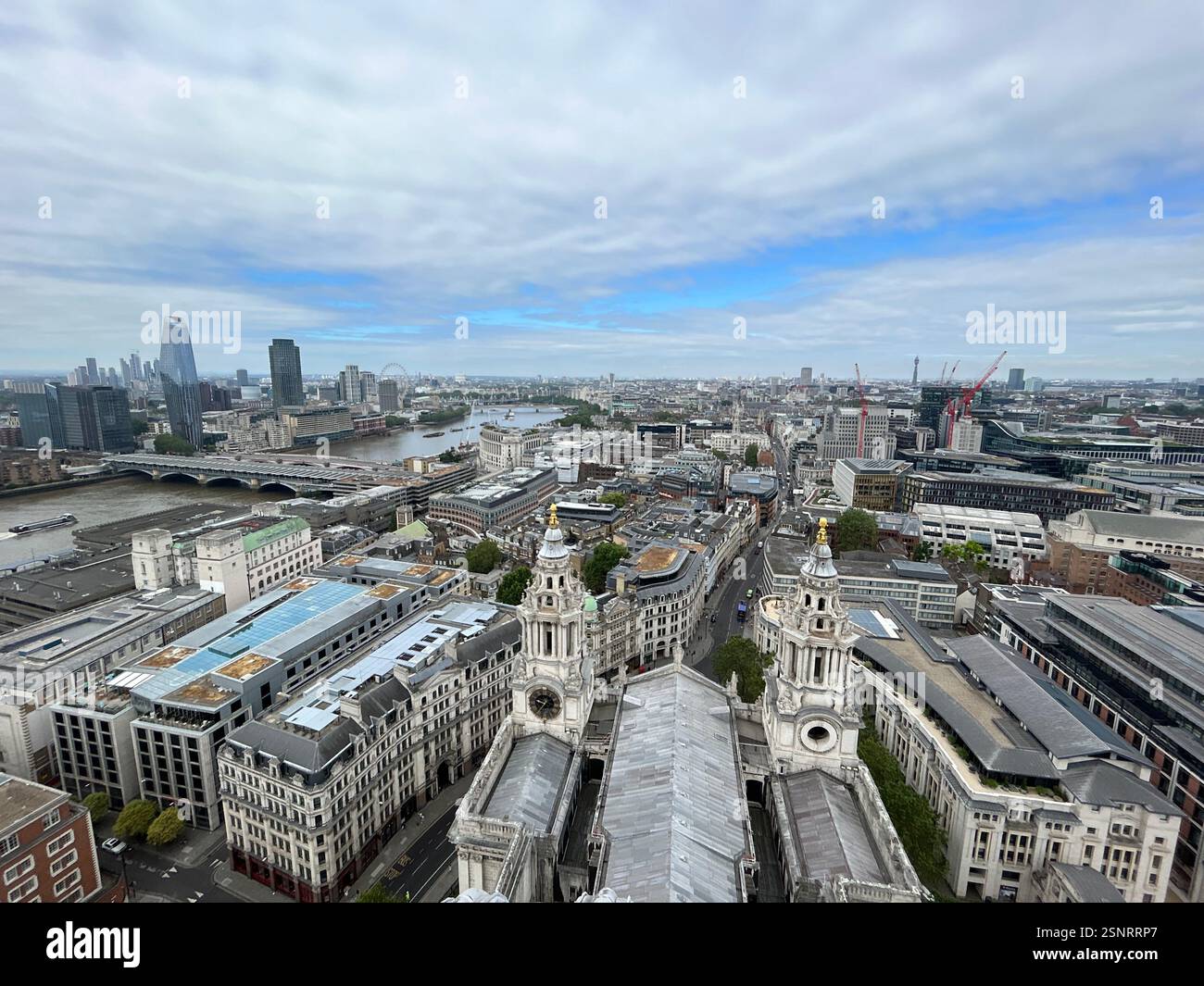 Vista dalla Cattedrale di St. Paul | Londra - Immagine stock catturata con smartphone