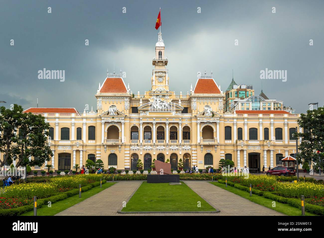 Edificio del Comitato del popolo , ho chi Minh - Saigon, Vietnam, venerdì 8 novembre 2024. Foto: David Rowland / One-Image.com Foto Stock