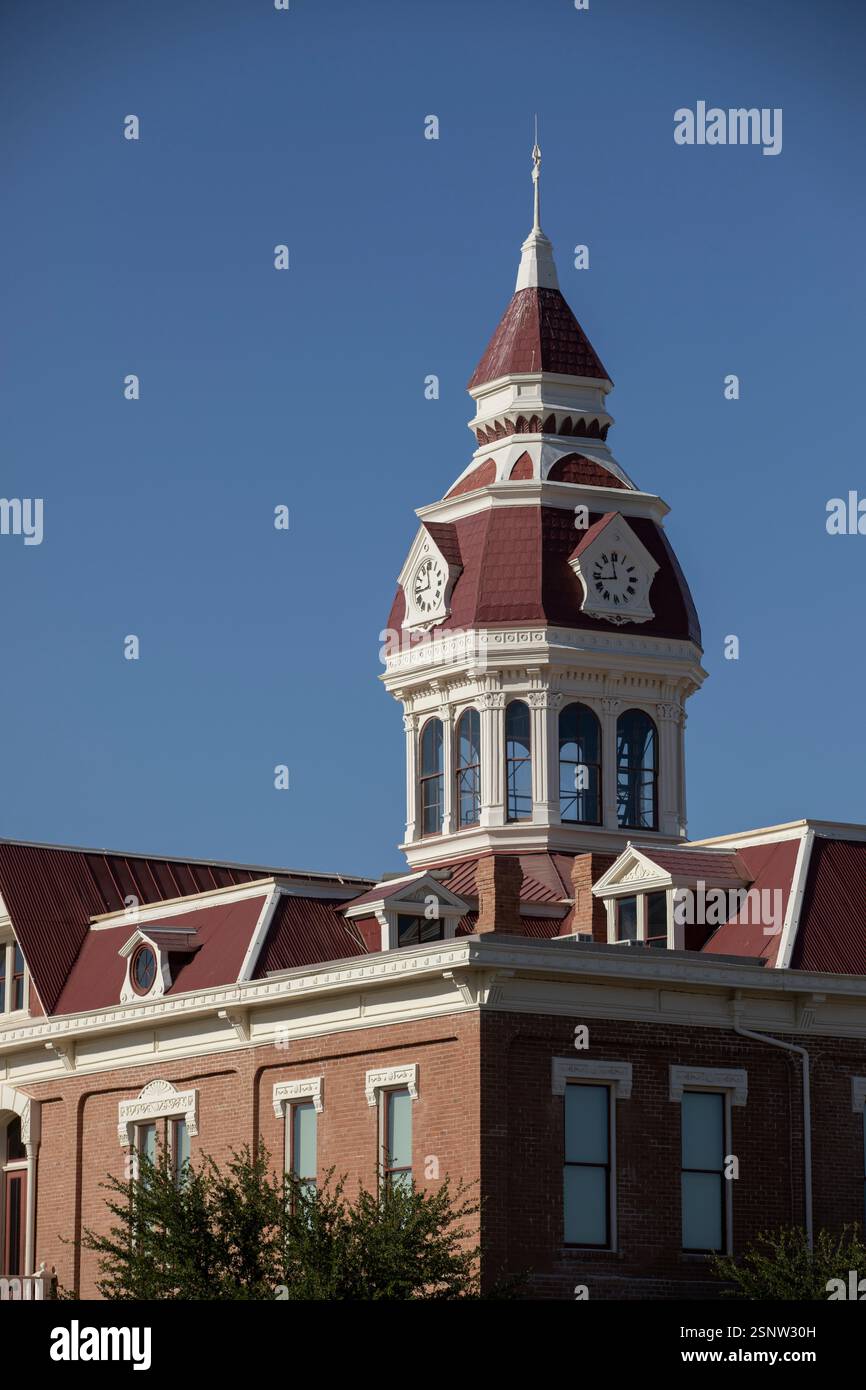 Lo storico tribunale sorge sul centro di Florence, Arizona, Stati Uniti. Foto Stock