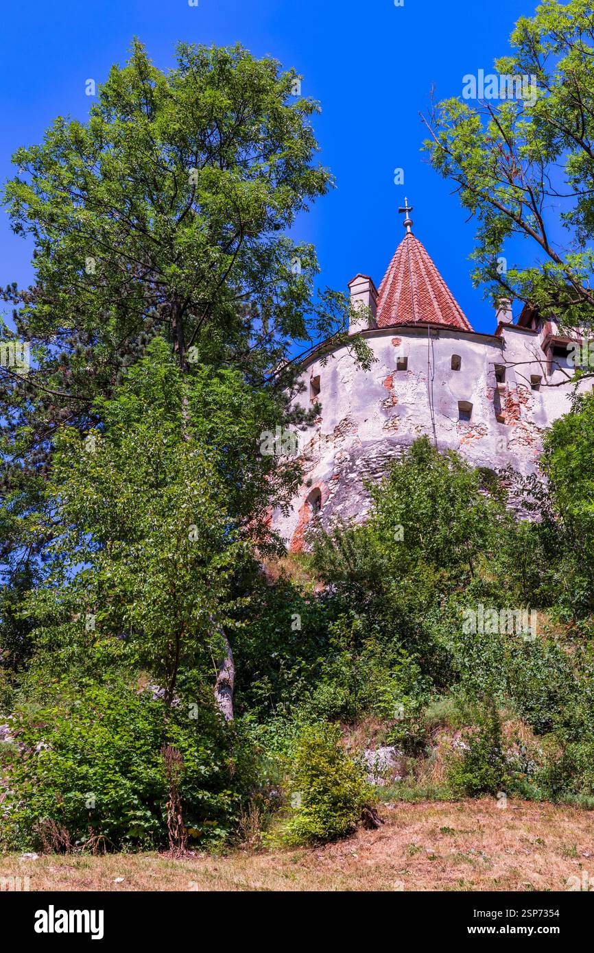 Castello di Bran, Transilvania, Romania Foto Stock
