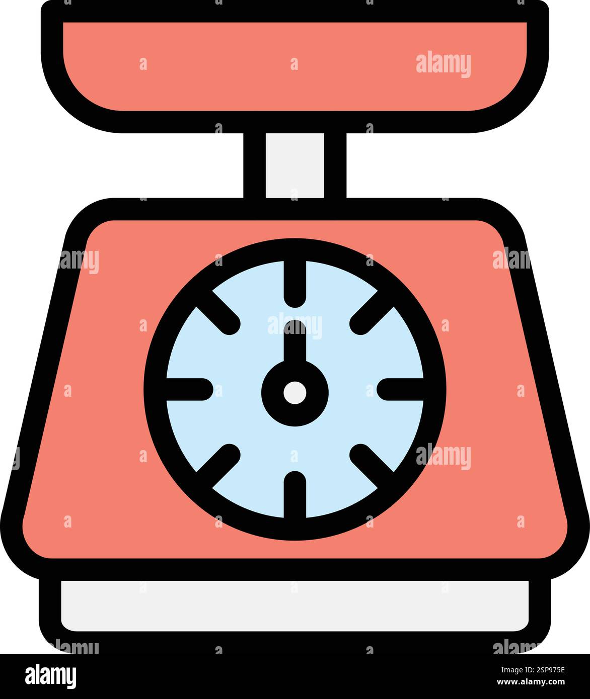 Illustrazione di progettazione dell'icona del vettore di peso Illustrazione Vettoriale