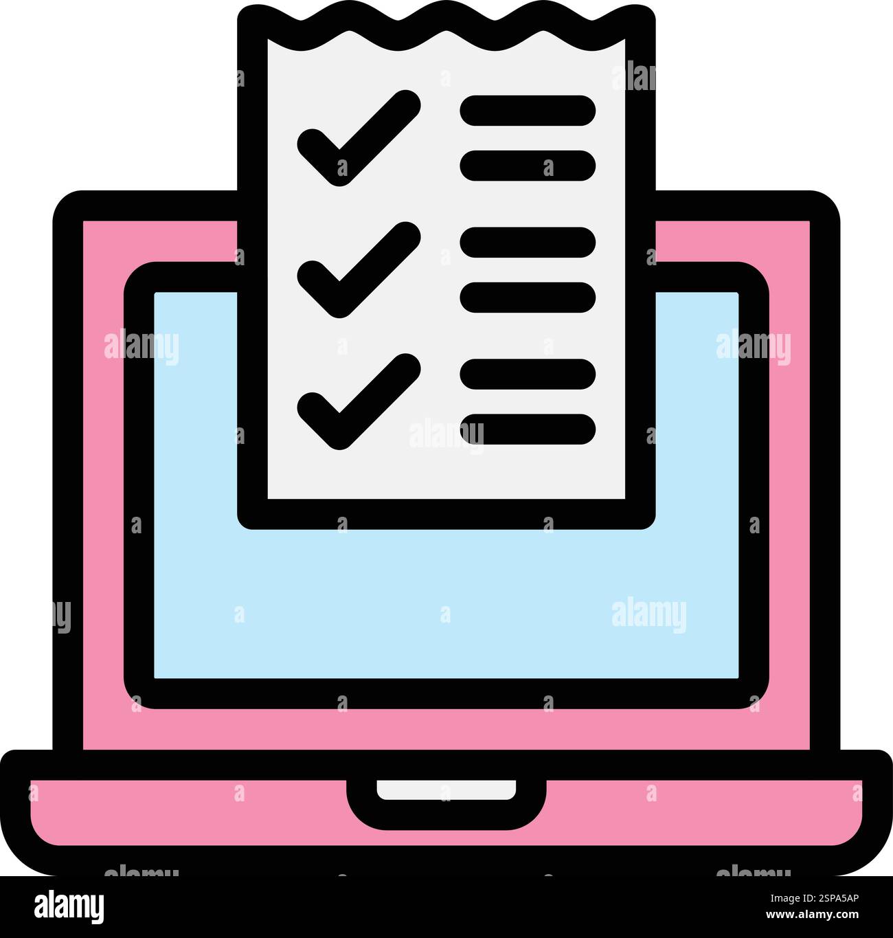 Elenco elementi icona vettoriale illustrazione del progetto Illustrazione Vettoriale