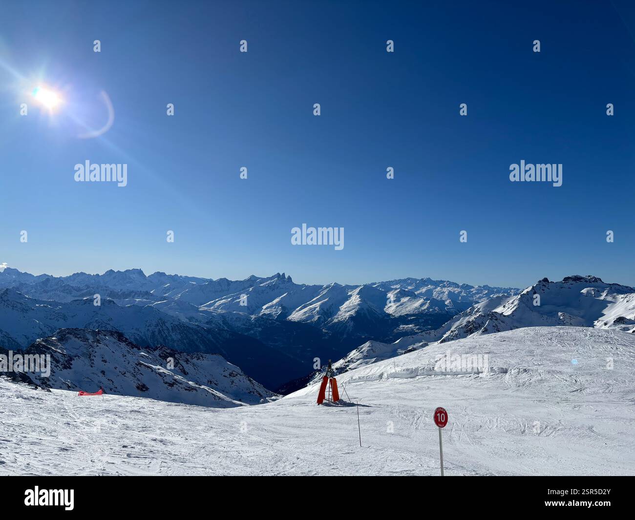 Sciare a Orelle - Immagine stock catturata con smartphone