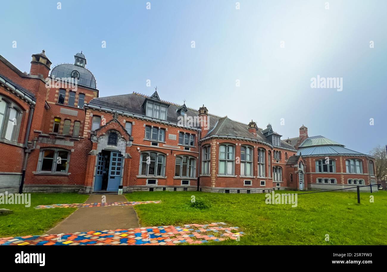Complesso Bijloke - storica università di gand, belgio Foto Stock