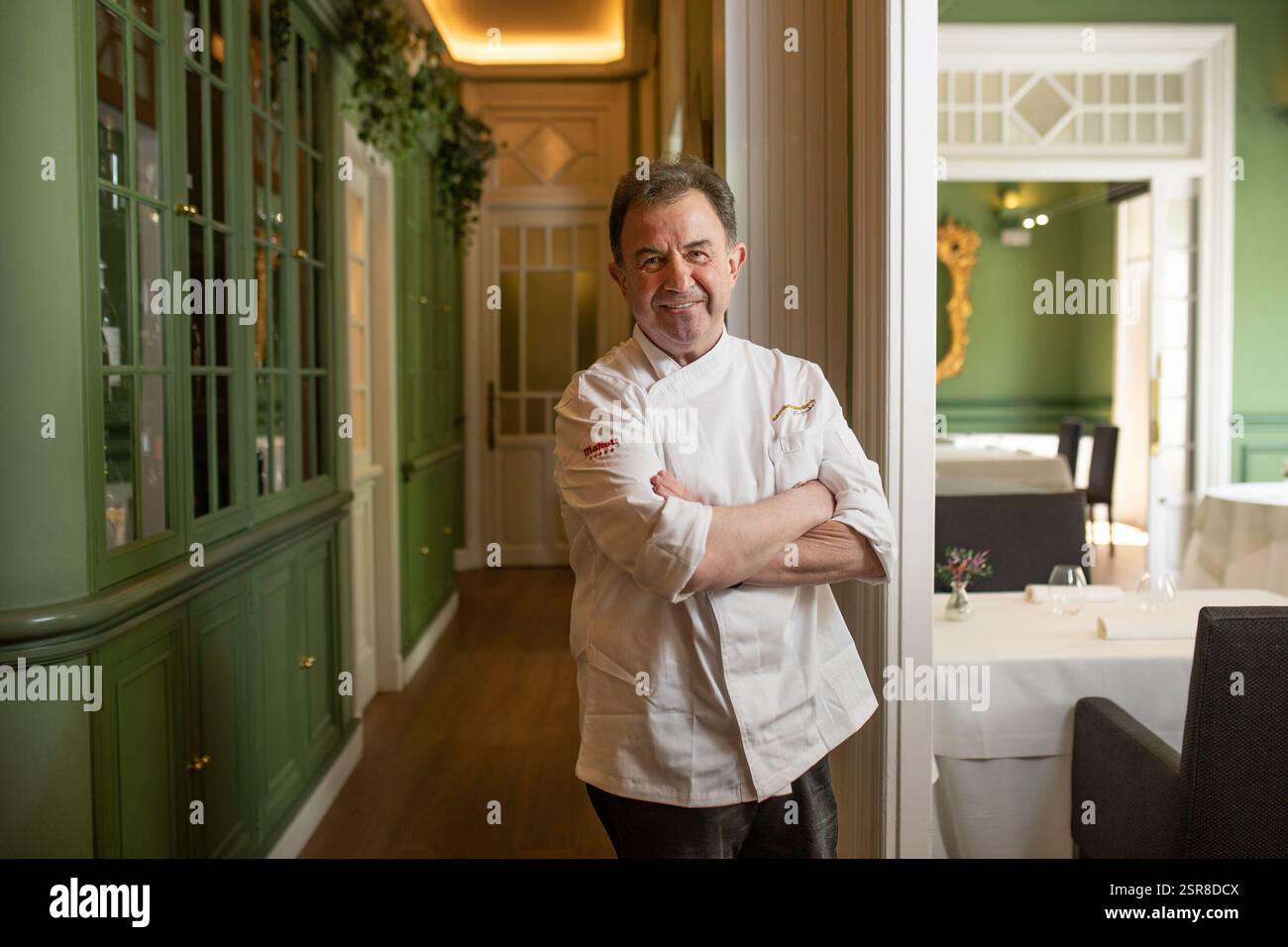 Madrid, 14/04/2023. Chef Martín Berasategui. Foto: Isabel Permuy. ArchDC. Crediti: Album / Archivo ABC / Isabel B. Permuy Foto Stock