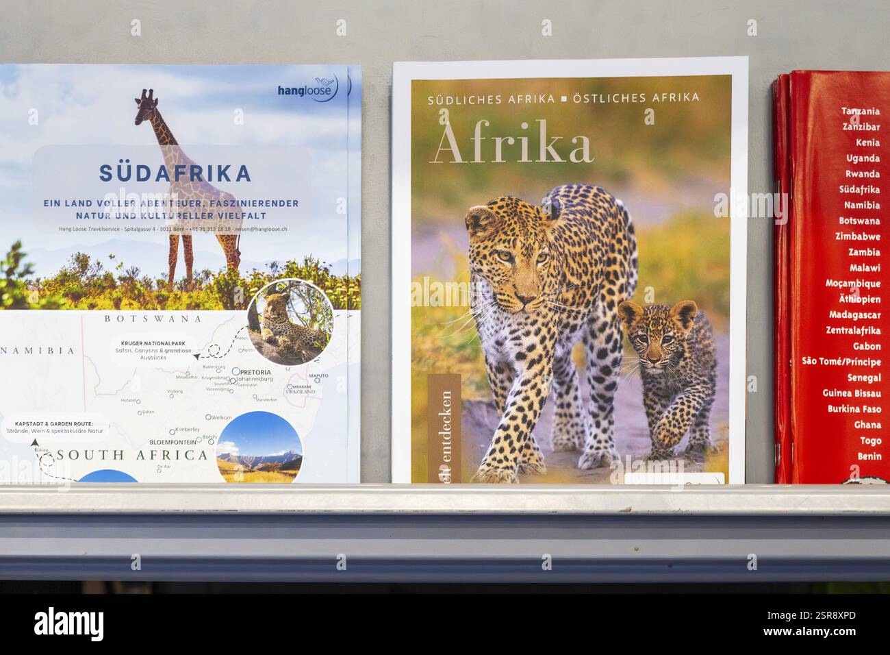 Cataloghi di viaggio Hangloose Sud Africa Foto Stock