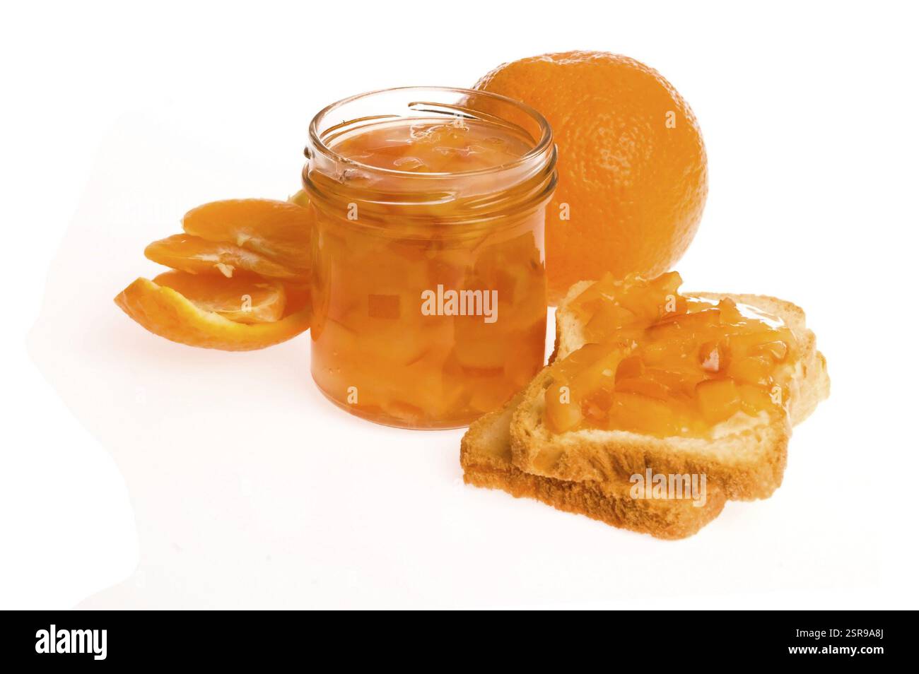 Marmellata d'arancia fatta in casa, lodz, polonia Foto Stock