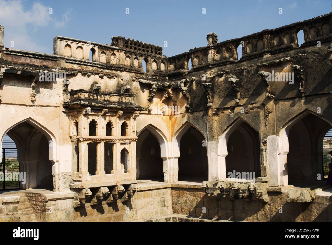 Queens Bath, Hampi, Karnataka, India, Asia Foto Stock
