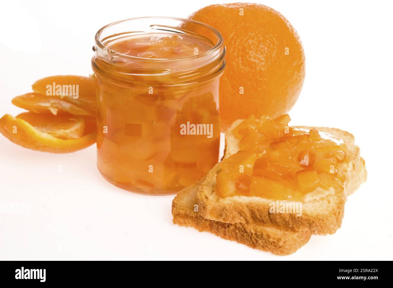 Marmellata d'arancia fatta in casa, lodz, polonia Foto Stock