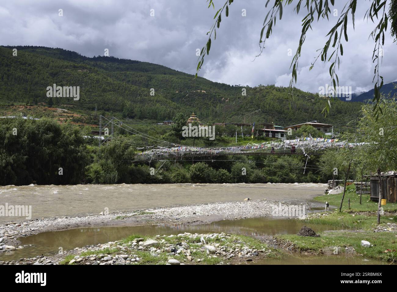 Mo Chhu river, Gasa Dzongkhag, Bhutan, Asia Foto Stock