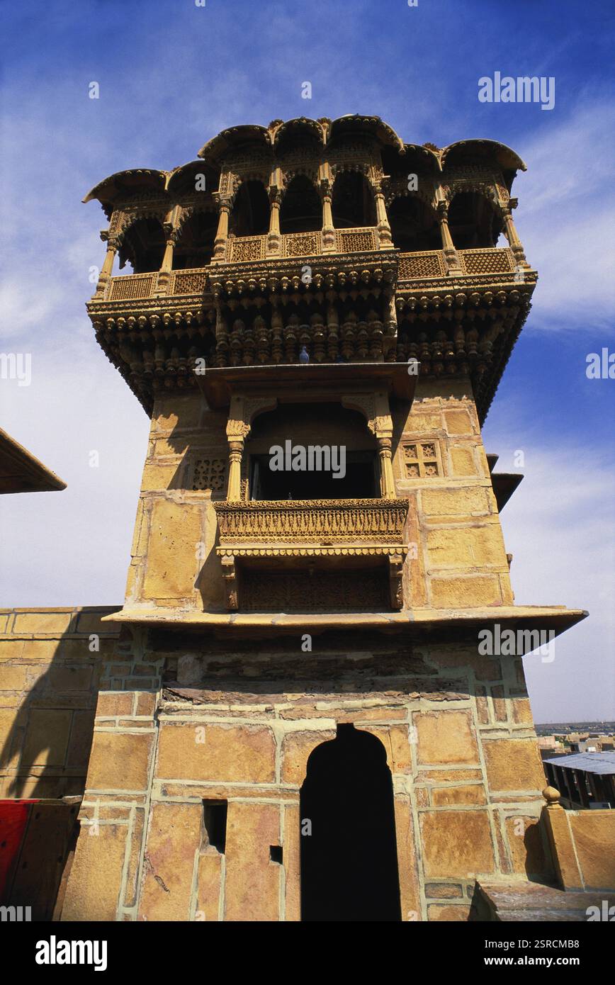 Salem Singh Haveli, Jaisalmer, Rajasthan, India, Asia Foto Stock