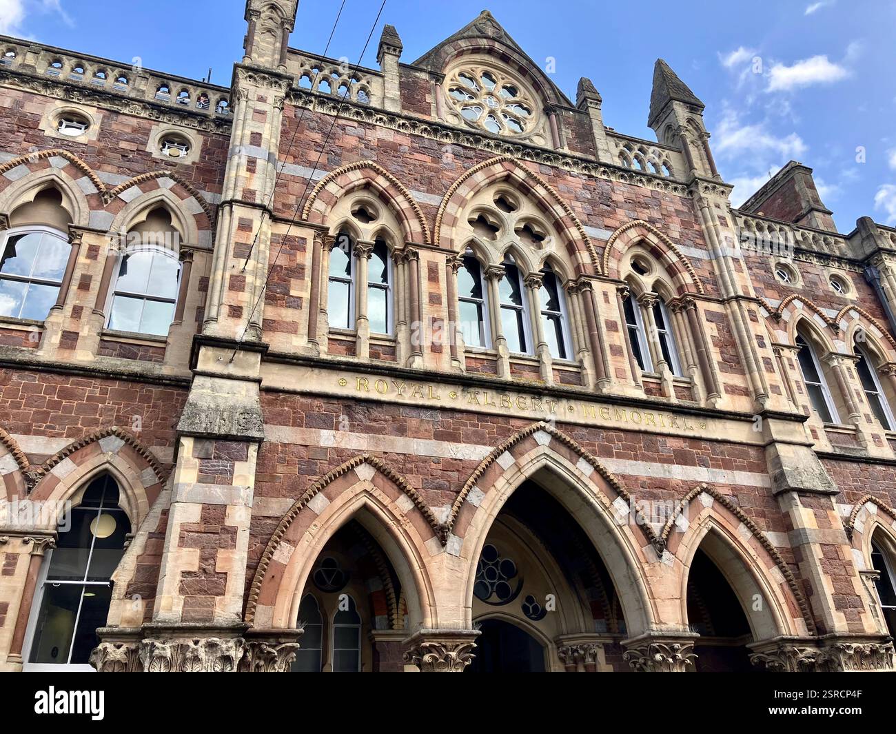 Royal Albert Museum, Exeter, Devon - Immagine stock catturata con smartphone