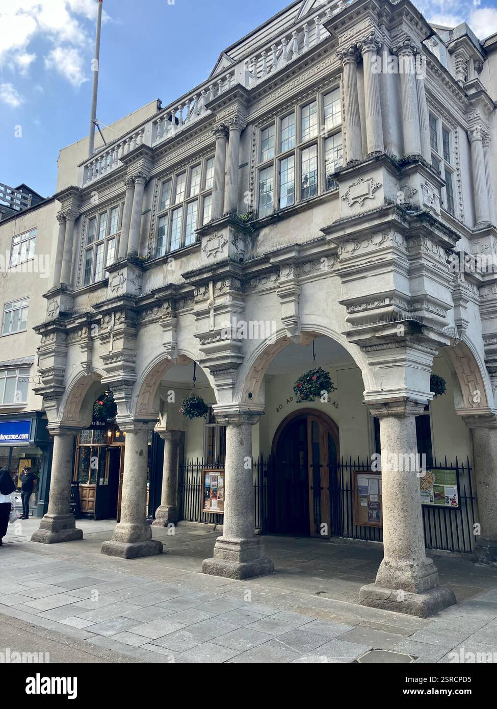 Exeter Guildhall, Devon - Immagine stock catturata con smartphone